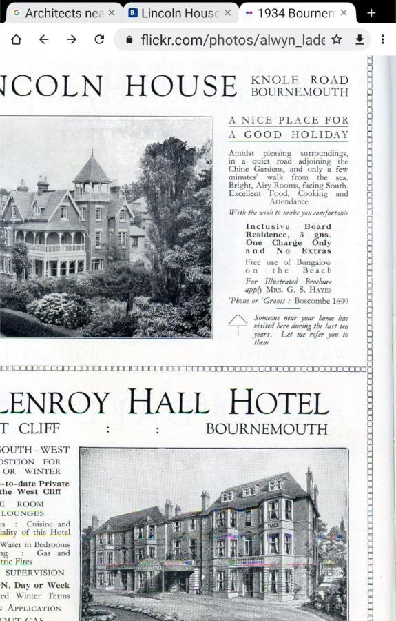 Hotel Lincoln House à Bornemouth Extérieur photo